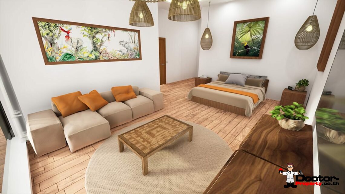 New 3 Bedroom Houses with Pool in Mae Nam, Koh Samui – For Sale